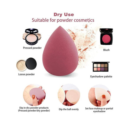 Mini Pack of 6 Beauty Blenders Compact Design for Smooth, Flawless Application