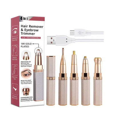 4 In 1 Multi-Functional Hair Remover And Eyebrow Trimmer