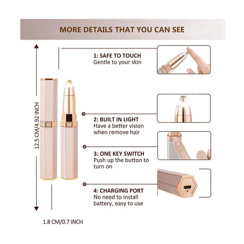 4 In 1 Multi-Functional Hair Remover And Eyebrow Trimmer
