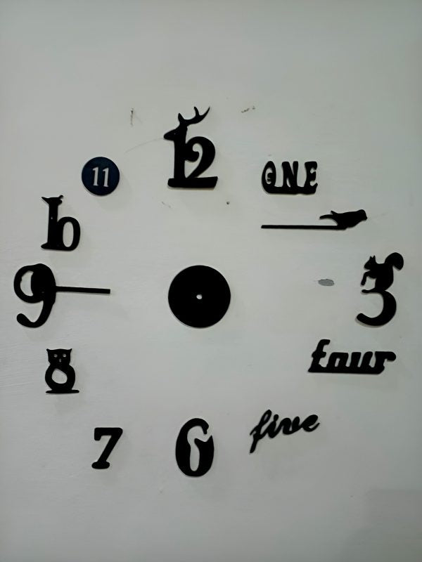 Decorative 3D Clock / DIY Clock