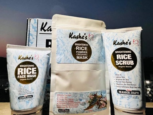Kashe’s Rice Extract Bright & Glow Kit